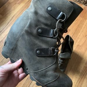 Sorel Joan of Arctic Wedge Boots, Size 9.5